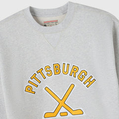 Pittsburgh Penguins OVO x NHL Fleece Sweatshirt - Heather Gray | US 203514878
