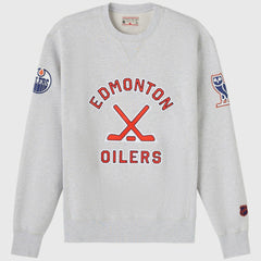 Edmonton Oilers OVO x NHL Fleece Sweatshirt - Heather Gray | US 203514883