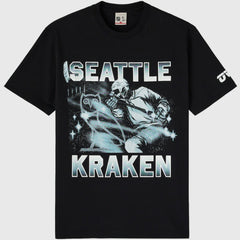Seattle Kraken OVO x NHL Graphic T-Shirt - Black | US 203514913