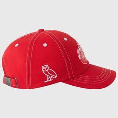 Detroit Red Wings OVO x NHL Adjustable Sport Hat - Red | US 203514923