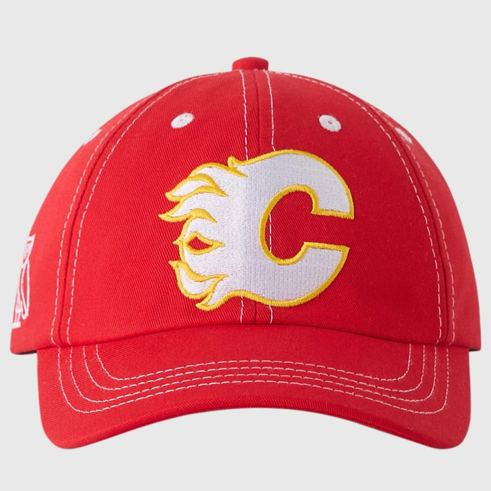 Calgary Flames OVO x NHL Adjustable Sport Hat - Red | US 203514939