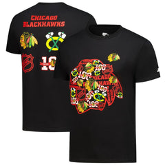 Chicago Blackhawks Starter Logo Collage T-Shirt - Black | US 203517176