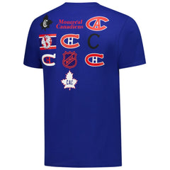 Montreal Canadiens Starter Logo Collage T-Shirt - Blue | US 203517177