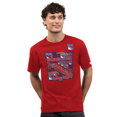 New York Rangers Starter Logo Collage T-Shirt - Red | US 203517179