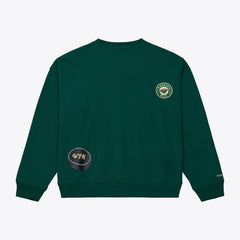 Minnesota Wild Mitchell & Ness Women's Crewneck Sweatshirt - Green | US 203517452