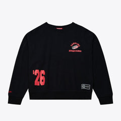 Carolina Hurricanes Mitchell & Ness Women's Crewneck Sweatshirt - Black | US 203517456