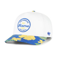 Los Angeles Rams '47 Beach Side Hitch Adjustable Hat - White/Royal Hats