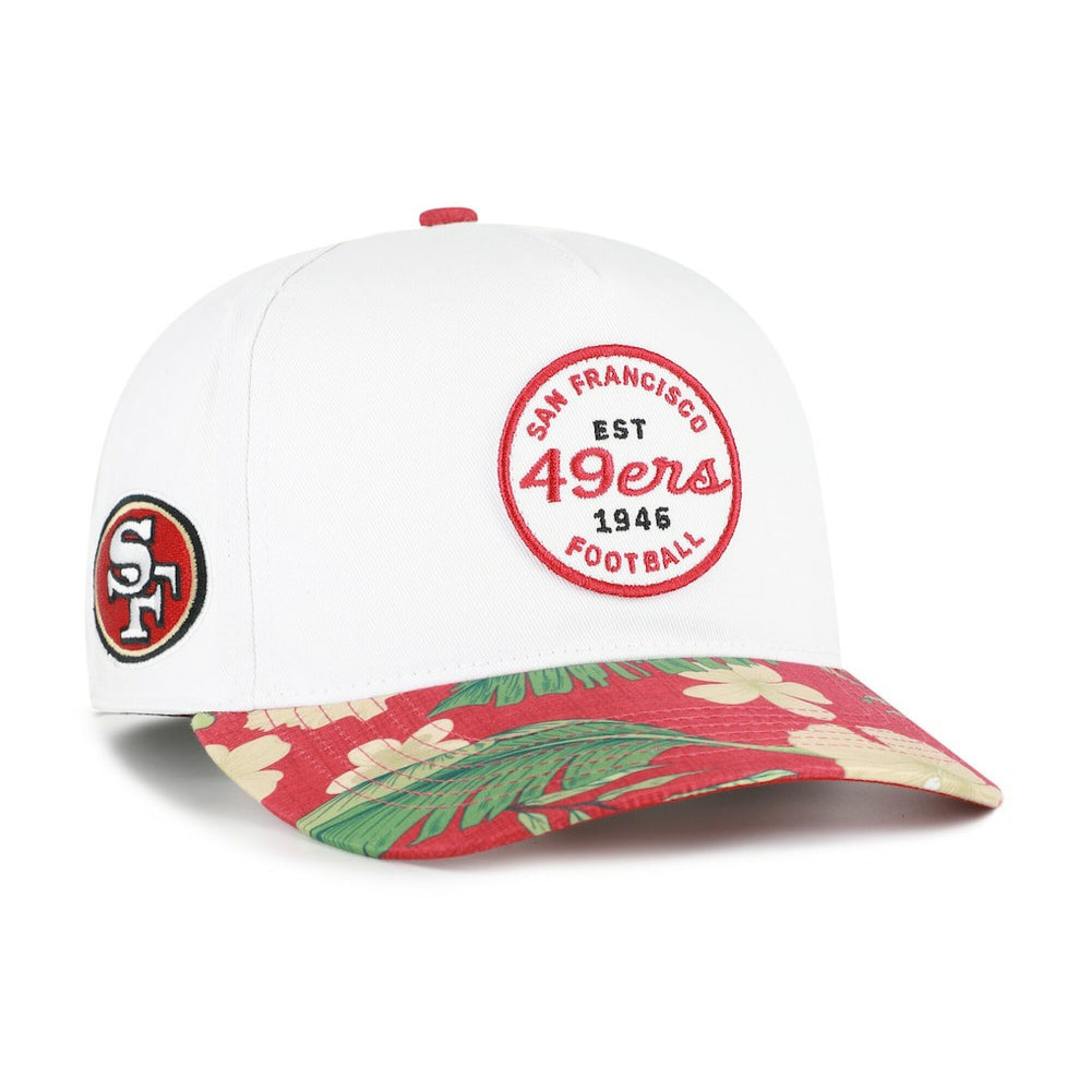 San Francisco 49ers '47 Beach Side Hitch Adjustable Hat - White/Scarlet Hats