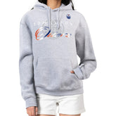 Edmonton Oilers G-III 4Her by Carl Banks Women's Shadow Logo Fleece Hoodie - Gray | US 203519928