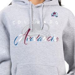 Colorado Avalanche G-III 4Her by Carl Banks Women's Shadow Logo Fleece Hoodie - Gray | US 203519930