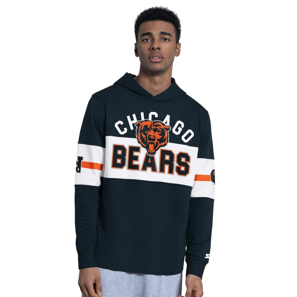 Chicago Bears Starter Fullback Jersey Hoodie - Navy Jerseys
