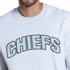 Kansas City Chiefs Starter Faceoff Fleece Sweatshirt - Ash Sweatshirts