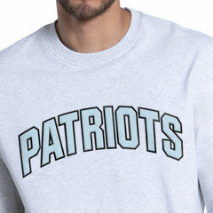 New England Patriots Starter Faceoff Fleece Sweatshirt - Ash Sweatshirts