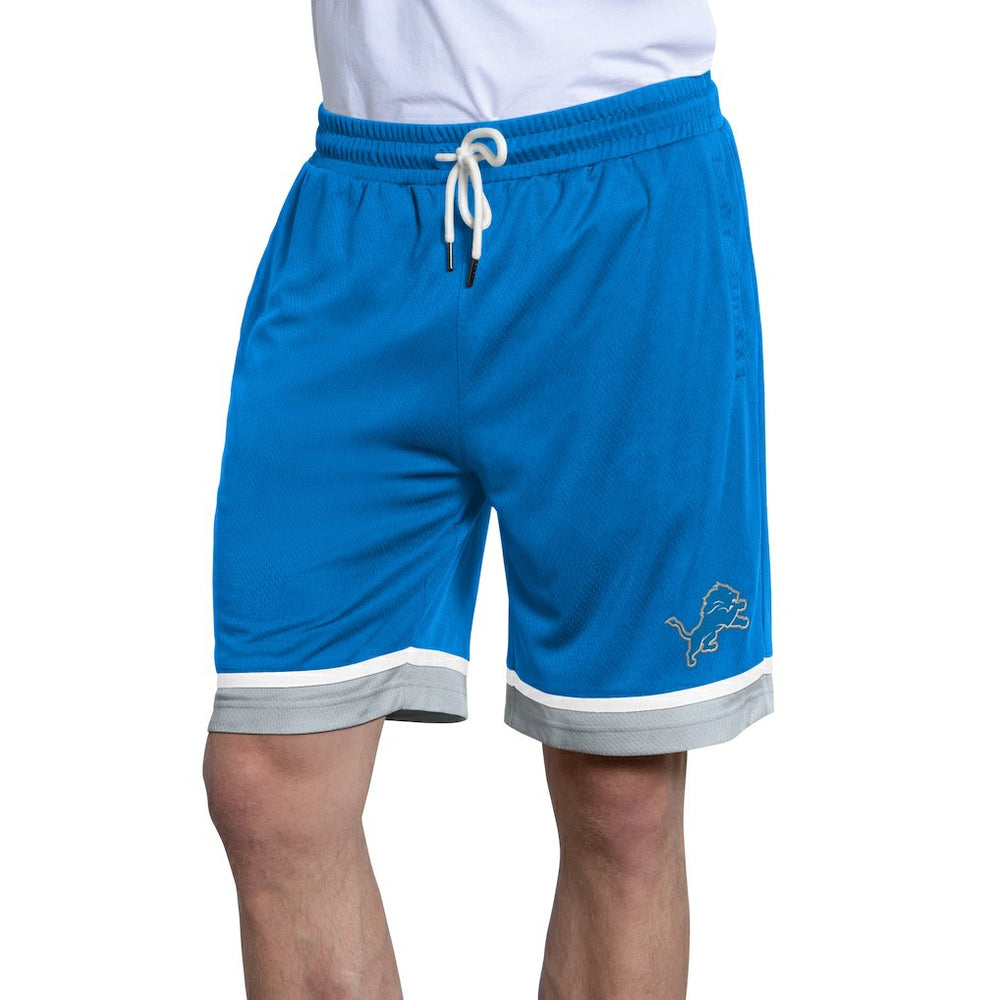 Detroit Lions Starter Power Play Mesh Shorts - Blue Shorts