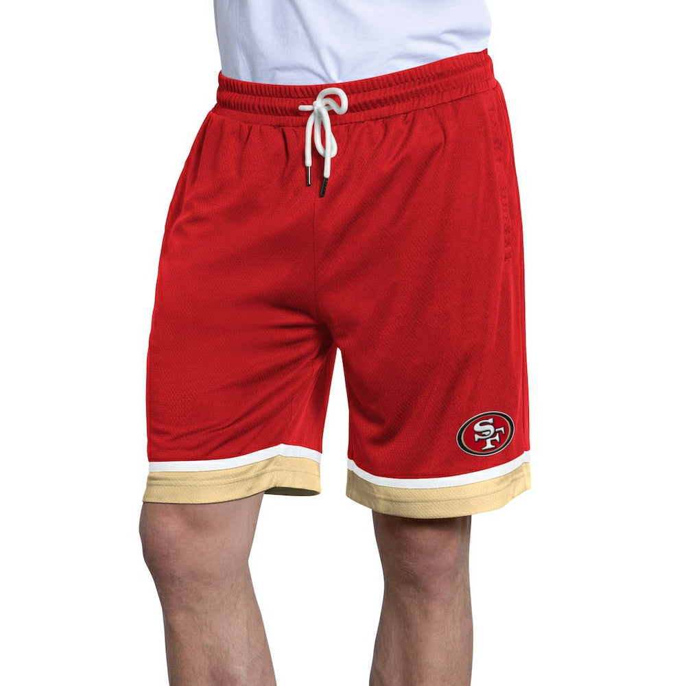 San Francisco 49ers Starter Power Play Mesh Shorts - Scarlet Shorts