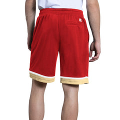 San Francisco 49ers Starter Power Play Mesh Shorts - Scarlet Shorts