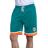 Miami Dolphins Starter Throwback Power Play Mesh Shorts - Aqua Shorts