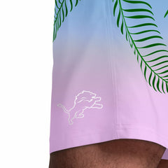 Detroit Lions Margaritaville Sunset On The Beach Swim Shorts - Light Blue Shorts