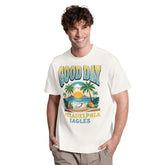 Philadelphia Eagles Margaritaville Good Day T-Shirt - Cream T-shirts