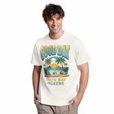 Green Bay Packers Margaritaville Good Day T-Shirt - Cream T-shirts