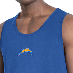 Los Angeles Chargers MSX by Michael Strahan Energy Scoop Neck Tank Top - Royal Tops