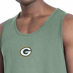Green Bay Packers MSX by Michael Strahan Energy Scoop Neck Tank Top - Green Tops