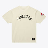 Montreal Canadiens Mitchell & Ness Unisex Arched Team T-Shirt - Cream | US 203521589
