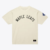 Toronto Maple Leafs Mitchell & Ness Unisex Arched Team T-Shirt - Cream | US 203521590