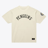 Pittsburgh Penguins Mitchell & Ness Unisex Arched Team T-Shirt - Cream | US 203521591