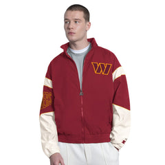 Washington Commanders Starter The Gust Full-Zip Hooded Jacket - Burgundy Jackets