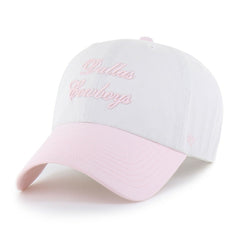 Dallas Cowboys '47 Women's Gelato Two-Tone Clean Up Adjustable Hat - White Hats