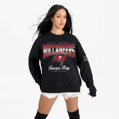 Tampa Bay Buccaneers Gameday Couture Women's Powerhouse Play Premium Fleece Sweatshirt - Black Sweatshirts