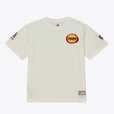 Houston Rockets Hardwood Classics Chainstitch Premium T-Shirt Cream - Mitchell & Ness