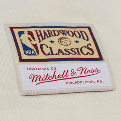 Chicago Bulls Hardwood Classics Chainstitch Premium T-Shirt Cream - Mitchell & Ness