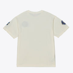 Orlando Magic Hardwood Classics Chainstitch Premium T-Shirt Cream - Mitchell & Ness