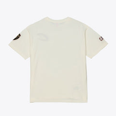 Cleveland Cavaliers Hardwood Classics Chainstitch Premium T-Shirt Cream - Mitchell & Ness