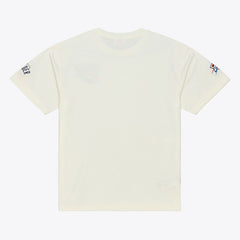 Oklahoma City Thunder Hardwood Classics Chainstitch Premium T-Shirt Cream - Mitchell & Ness