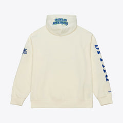 Dallas Mavericks Hardwood Classics Chainstitch Premium Fleece Hoodie Cream - Mitchell & Ness