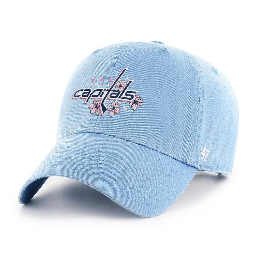 Washington Capitals '47 Cherry Blossom Alternate Clean Up Adjustable Hat - Light Blue | US 203523813