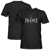 France National Team 1863FC Athletic Wordmark Vintage Tri-Blend T-Shirt Black
