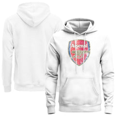 Arsenal 1863FC Color Badge Fleece Hoodie White