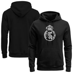 Real Madrid 1863FC Mono Badge Fleece Hoodie Black