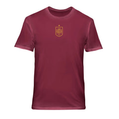 Spain National Team 1863FC Back Wordmark Soft Wash T-Shirt Red