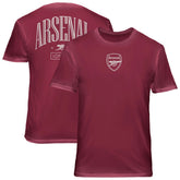 Arsenal 1863FC Back Wordmark Soft Wash T-Shirt Red