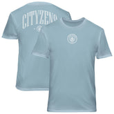 Manchester City 1863FC Back Wordmark Soft Wash T-Shirt Light Blue