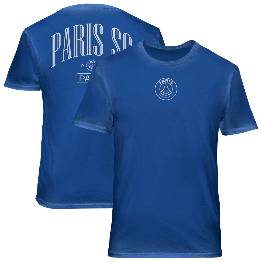 Paris Saint-Germain 1863FC Back Wordmark Soft Wash T-Shirt Blue
