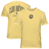 Club America 1863FC Back Wordmark Soft Wash T-Shirt Yellow