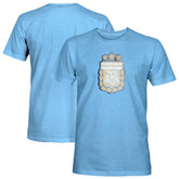 Argentina National Team 1863FC Color Badge Tri-Blend T-Shirt Light Blue