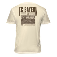 Bayern Munich 1863FC Vintage Soft Wash T-Shirt Cream