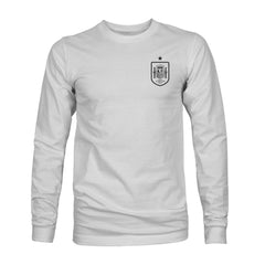 Spain National Team 1863FC Back Team Arch Long Sleeve T-Shirt Gray